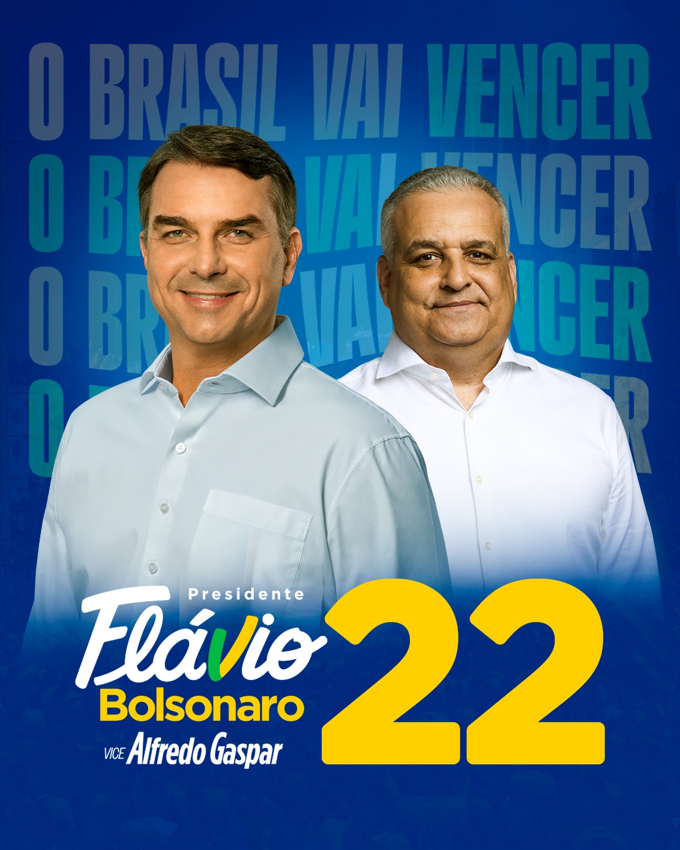 Peça de campanha de Flávio Bolsonaro