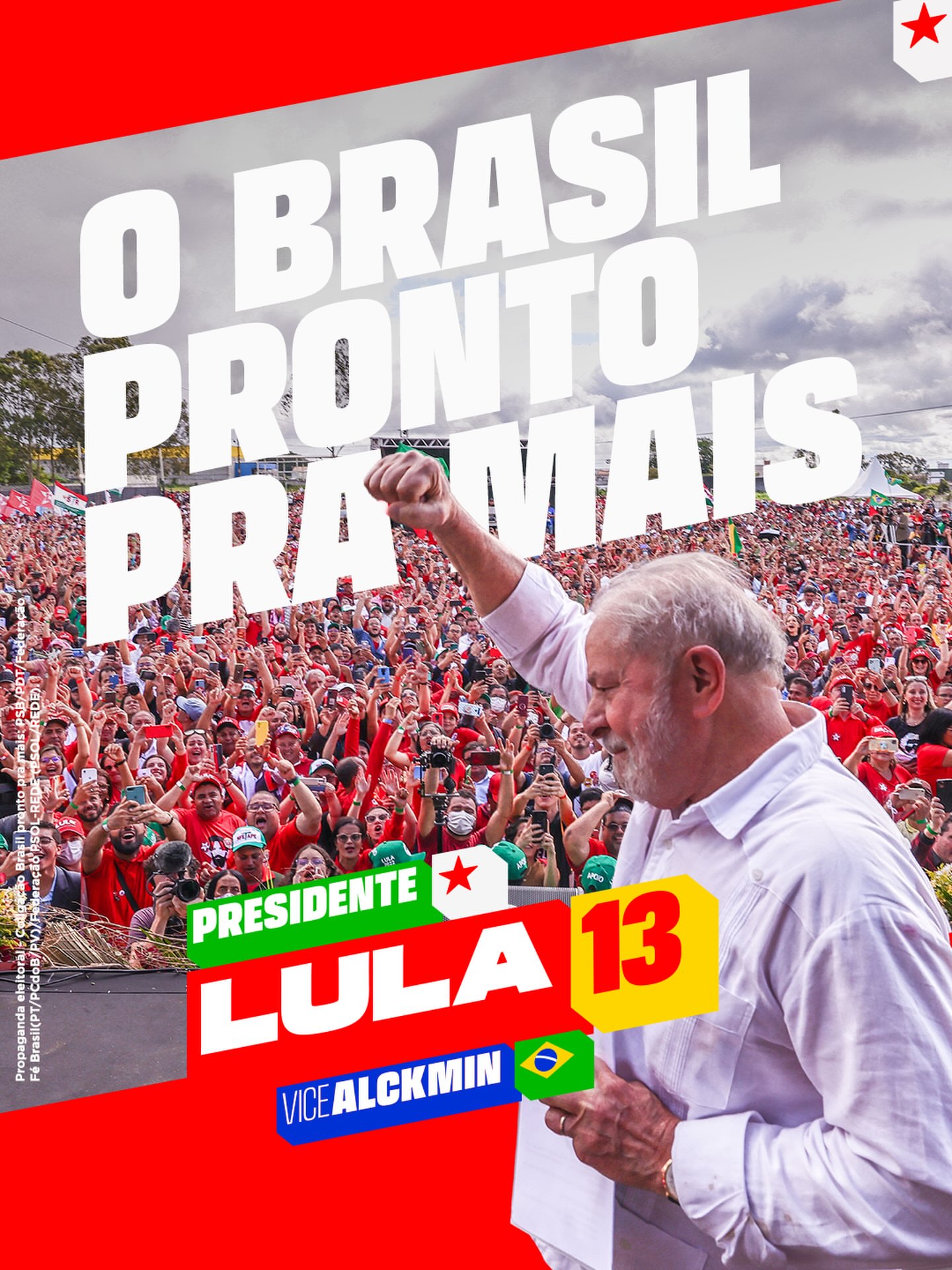 Peça de campanha de Lula