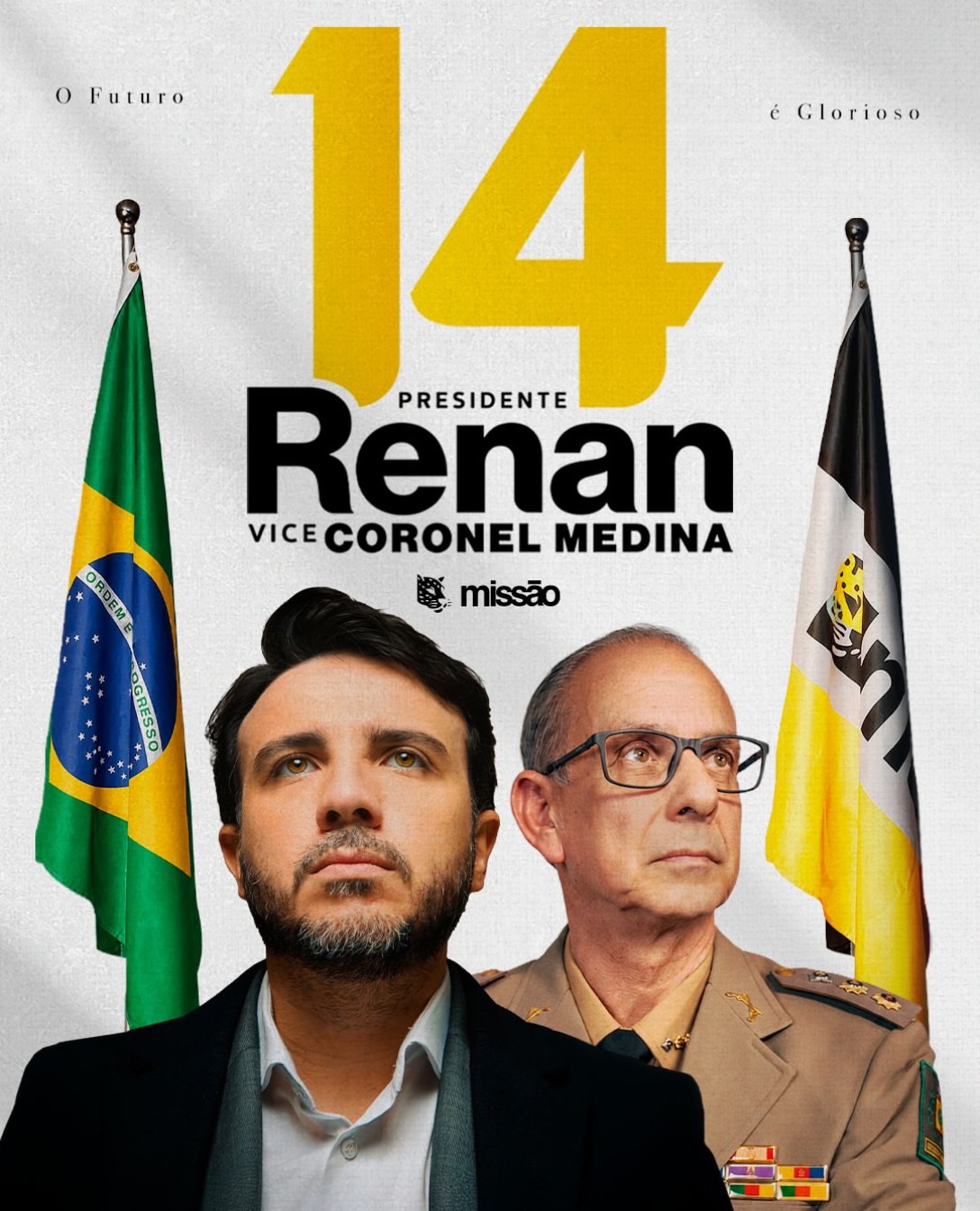Peça de campanha de Renan Santos