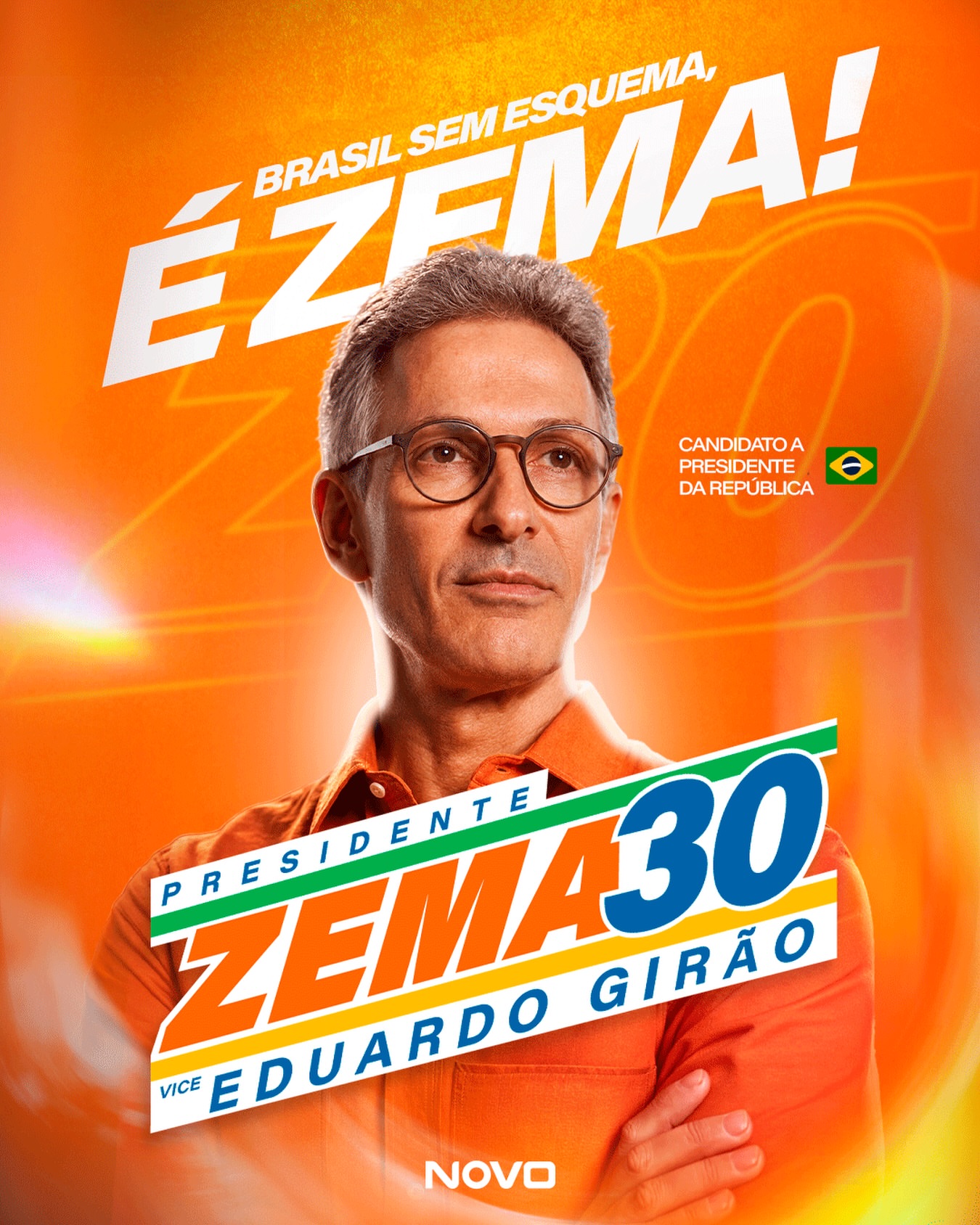 Peça de campanha de Romeu Zema